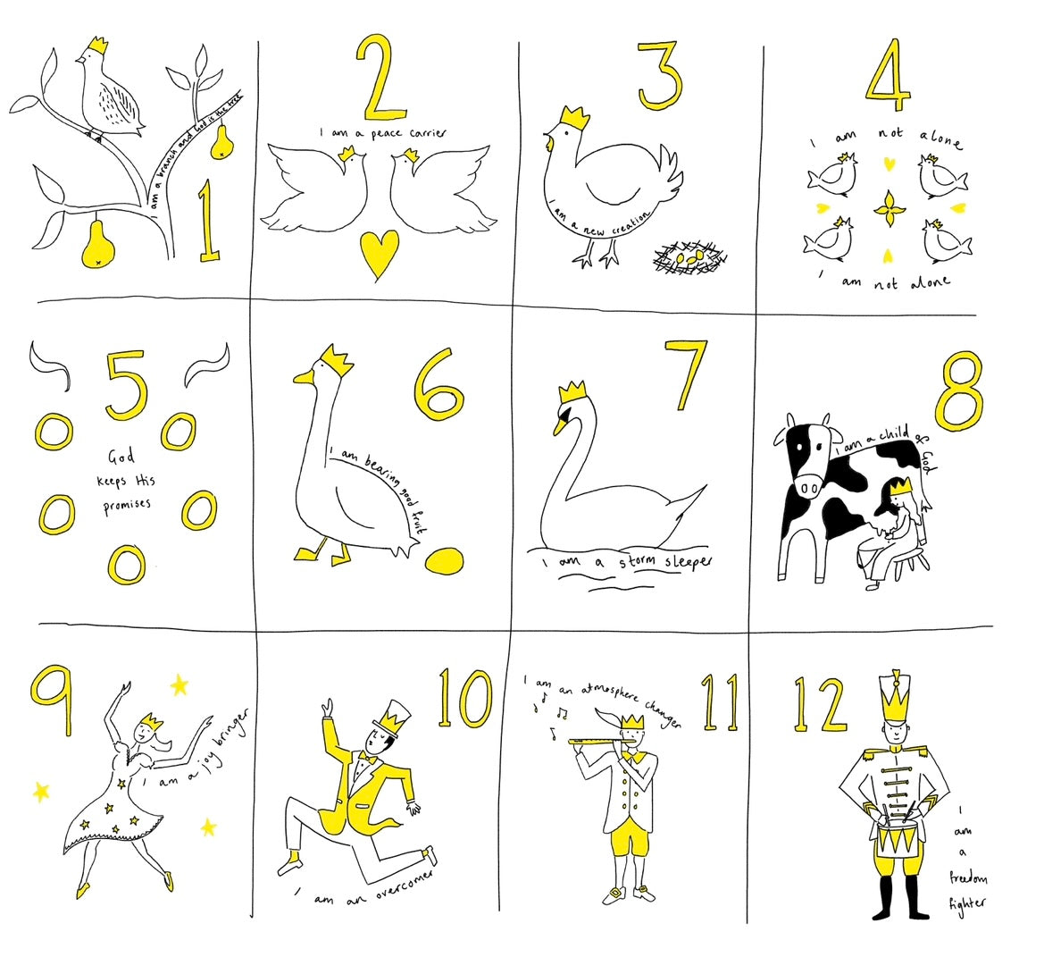 how many presents 12 days of christmas