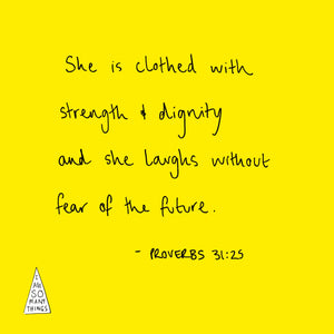 I CAN LAUGH WITHOUT FEAR OF THE FUTURE