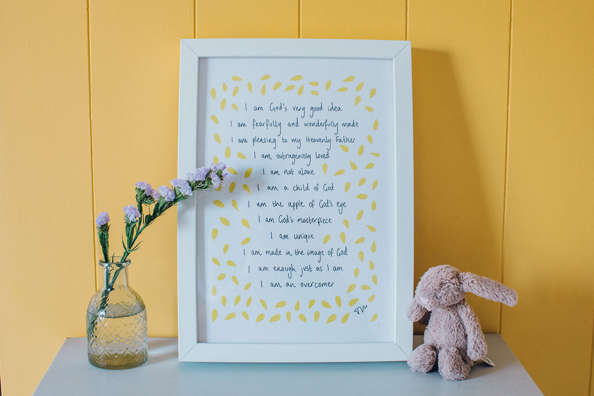Our inspirational and artistic Christian prints are excellent for decorating your home with biblical truth. Also making the perfect Christian gift, Christmas gift or Birthday present for all the family. Each print is stylish, powerful and encouraging.