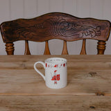 Red Striped Great Faith & Kids Soldier in Christ Mug Set