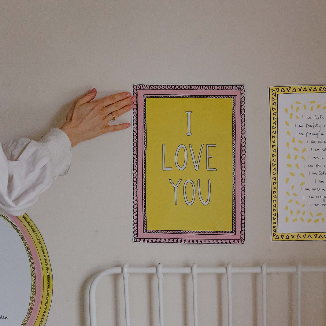 'I Love You' Wall Sticker