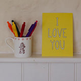 I Love You - Postcard