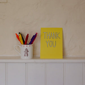 Thank You - Postcard