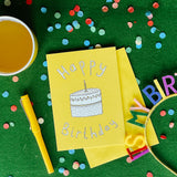 Happy Birthday 'Cake' Greetings Card