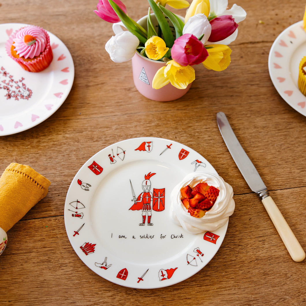 'I am a Soldier in Christ' Kids Plate