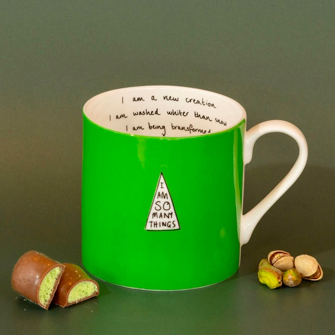 Green 'New Creation' Mug