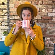 Pink Striped Limited Edition 'Loved' Mug