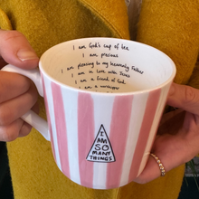 Pink Striped Limited Edition 'Loved' Mug