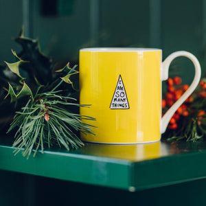 NEW Yellow Coffee Mug