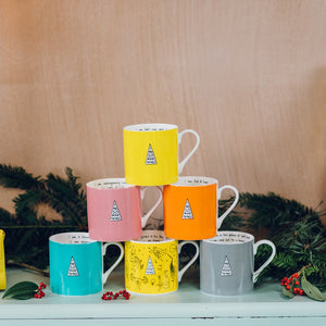 Coloured Mug Set of 6