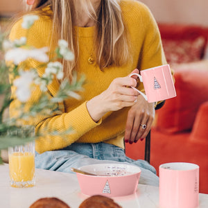 Set Of Two Pink Bowls