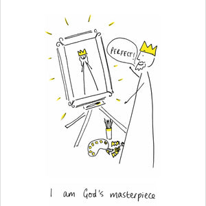 'I am God's Masterpiece' Poster