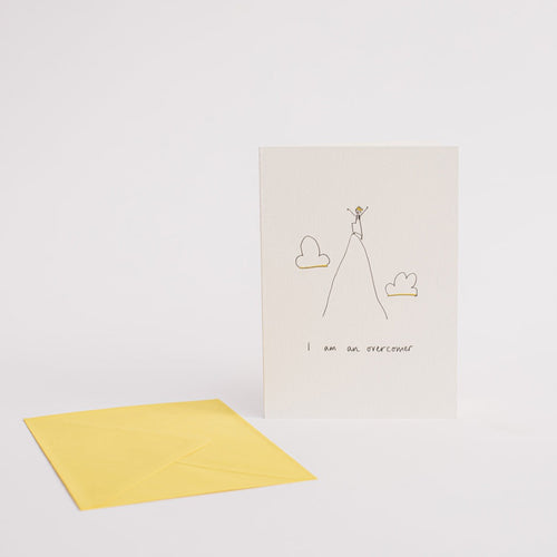I Am An Overcomer - Greetings Card