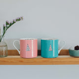 His and Hers Wedding Mug Set