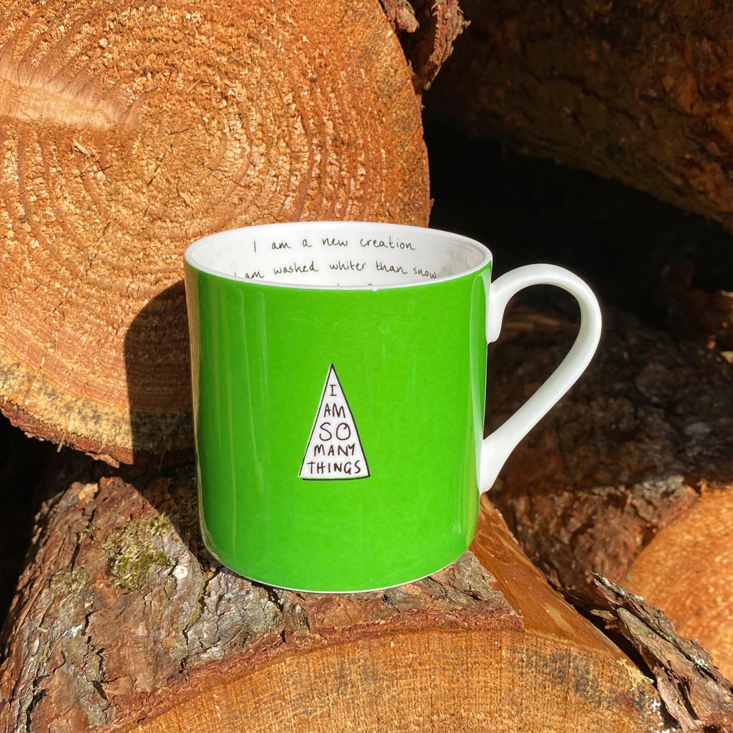 Green 'New Creation' Mug