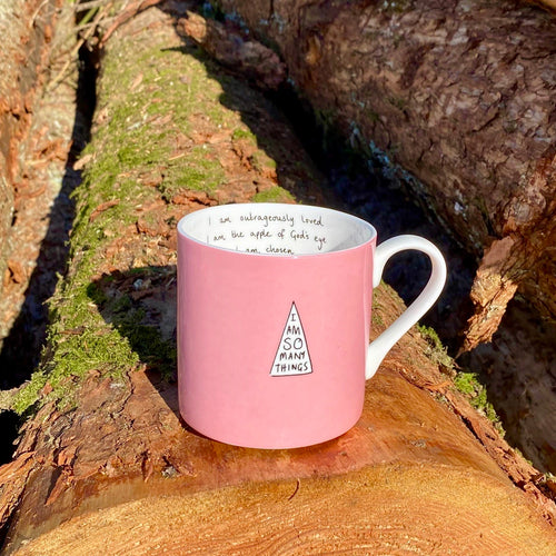 Pink 'Loved' Mug