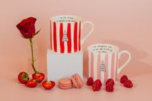 Pink & Red Striped Limited Edition Mug Set