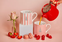 Pink & Pink Striped Limited Edition 'Loved' Mug Set