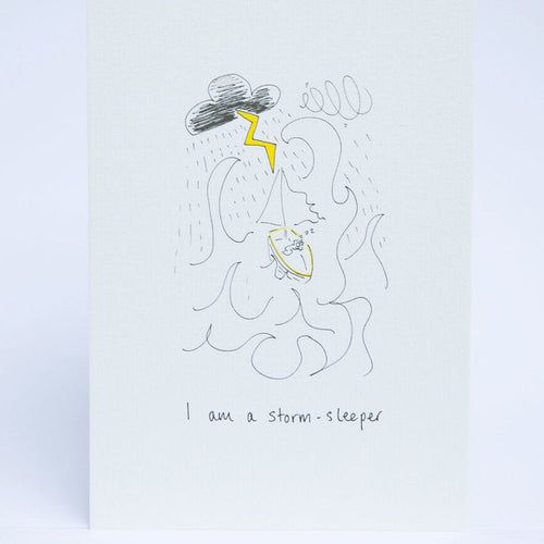 I Am A Storm Sleeper - Postcard