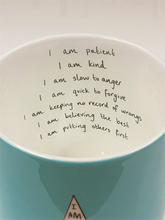 Blue Christian Mug Set of 2