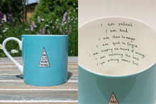 Blue Christian Mug Set of 2