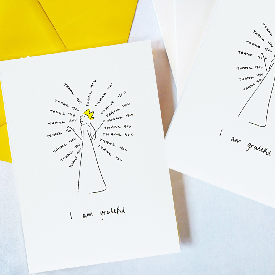 I Am Grateful - Postcard