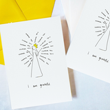 I Am Grateful - Postcard