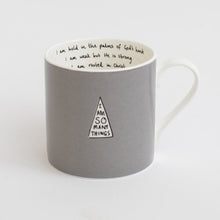Grey 'Strong' Mug