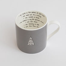 Grey 'Strong' Mug