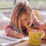 Colouring Book and Yellow Mug