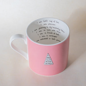 Pink & Blue Christian Mug Set