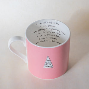 Pink 'Loved' Mug