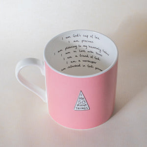 Pink Christian Mug Set of 2