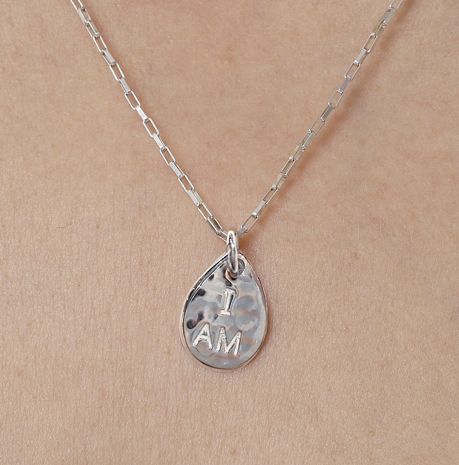 I AM HE IS 925 Sterling Silver Seed Necklace