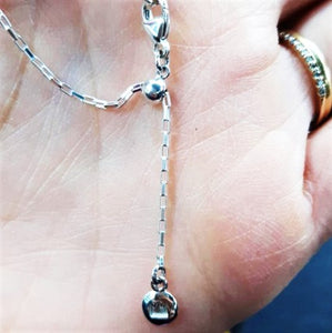 I AM, HE IS - 925 Sterling Silver Seed Necklace