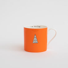Orange 'Hope' Christian Mug Set of 2