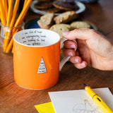 Orange 'Hope' Mug
