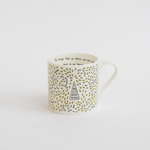 Yellow & Seeds Christian Mug Set