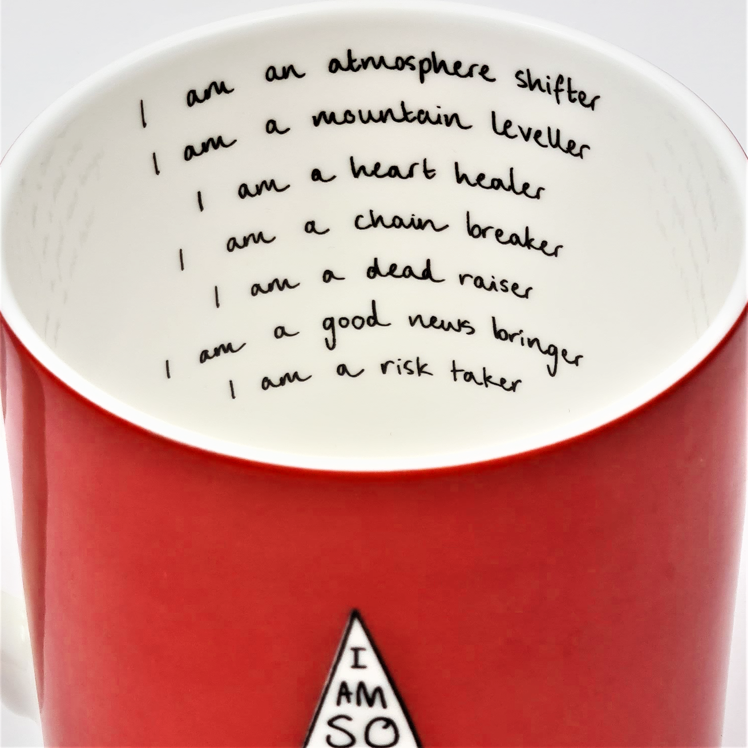 Red 'Great Faith' Mug