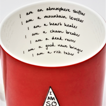 Red 'Great Faith' Mug