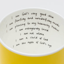Yellow & Outrageously Loved Christian Mug Set