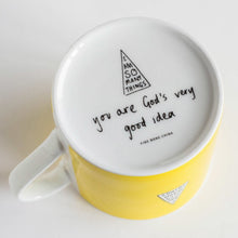 Yellow 'Joy' Mug