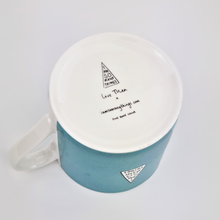 Blue 'Blessings' Mug