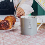 Grey 'Strong' Mug
