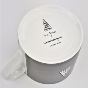 Grey 'Strong' Mug