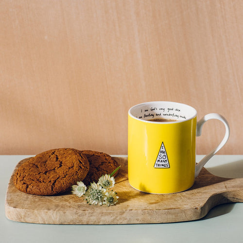 NEW Yellow Coffee Mug